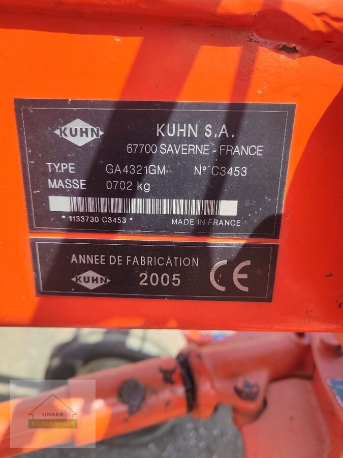 Schwader типа Kuhn GA 4321 GM, Gebrauchtmaschine в Gleisdorf (Фотография 4)