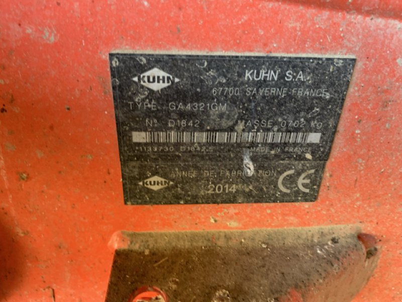 Schwader del tipo Kuhn GA 4321, Gebrauchtmaschine In Varennes le Grand (Immagine 5)