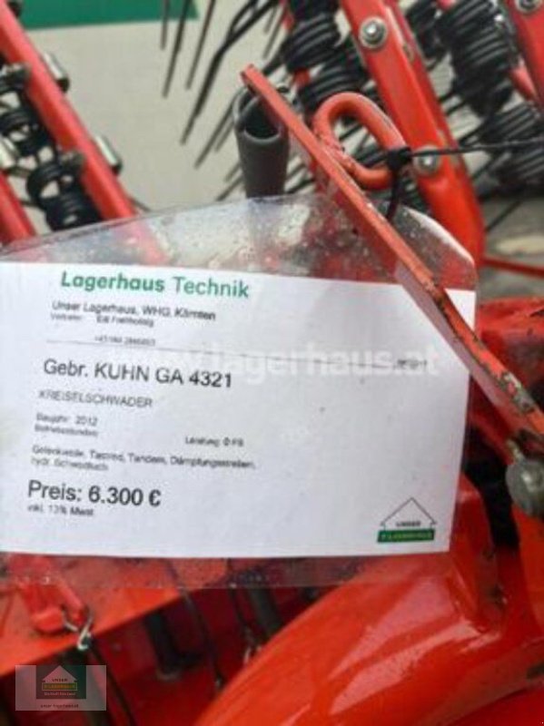 Schwader tipa Kuhn GA 4321, Gebrauchtmaschine u Klagenfurt (Slika 2)