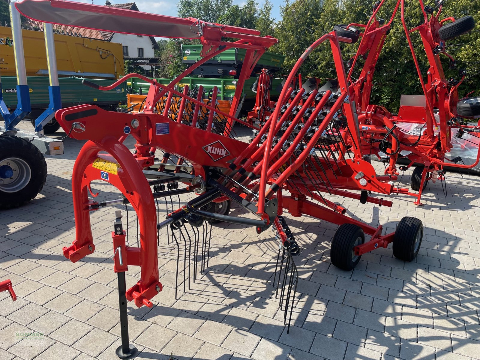 Schwader Türe ait Kuhn GA 4731, Neumaschine içinde Pforzheim (resim 3)