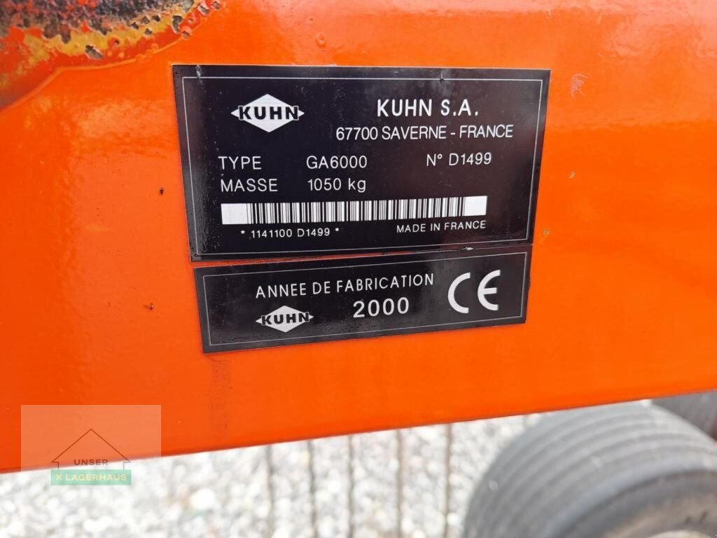 Schwader του τύπου Kuhn GA 6000, Gebrauchtmaschine σε Schlitters (Φωτογραφία 2)