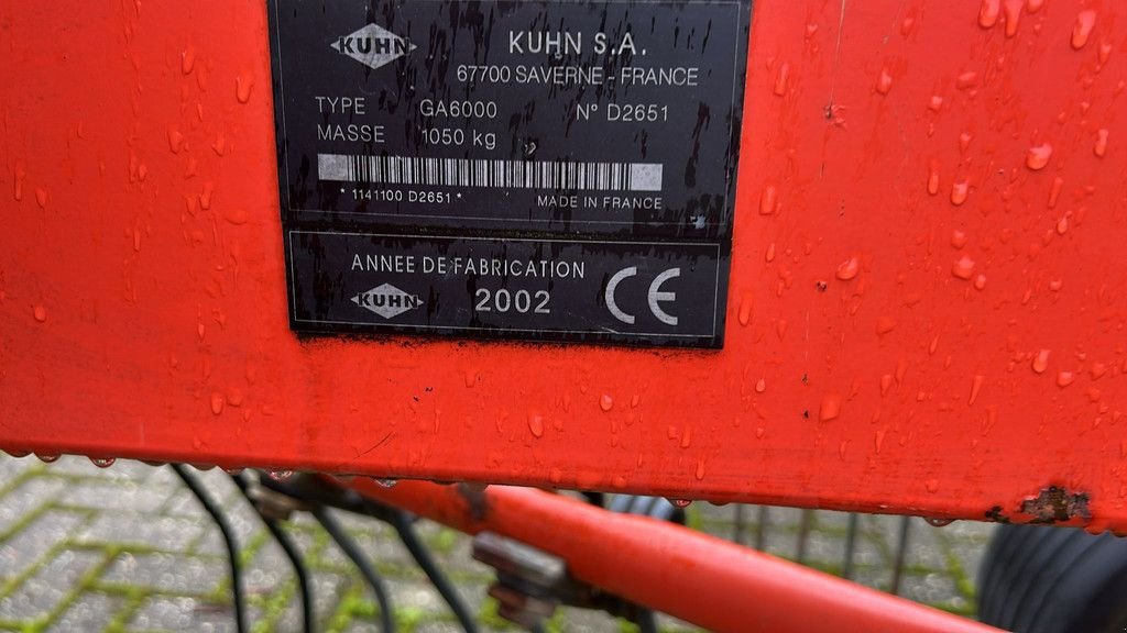 Schwader типа Kuhn GA 6000, Gebrauchtmaschine в Wierden (Фотография 3)