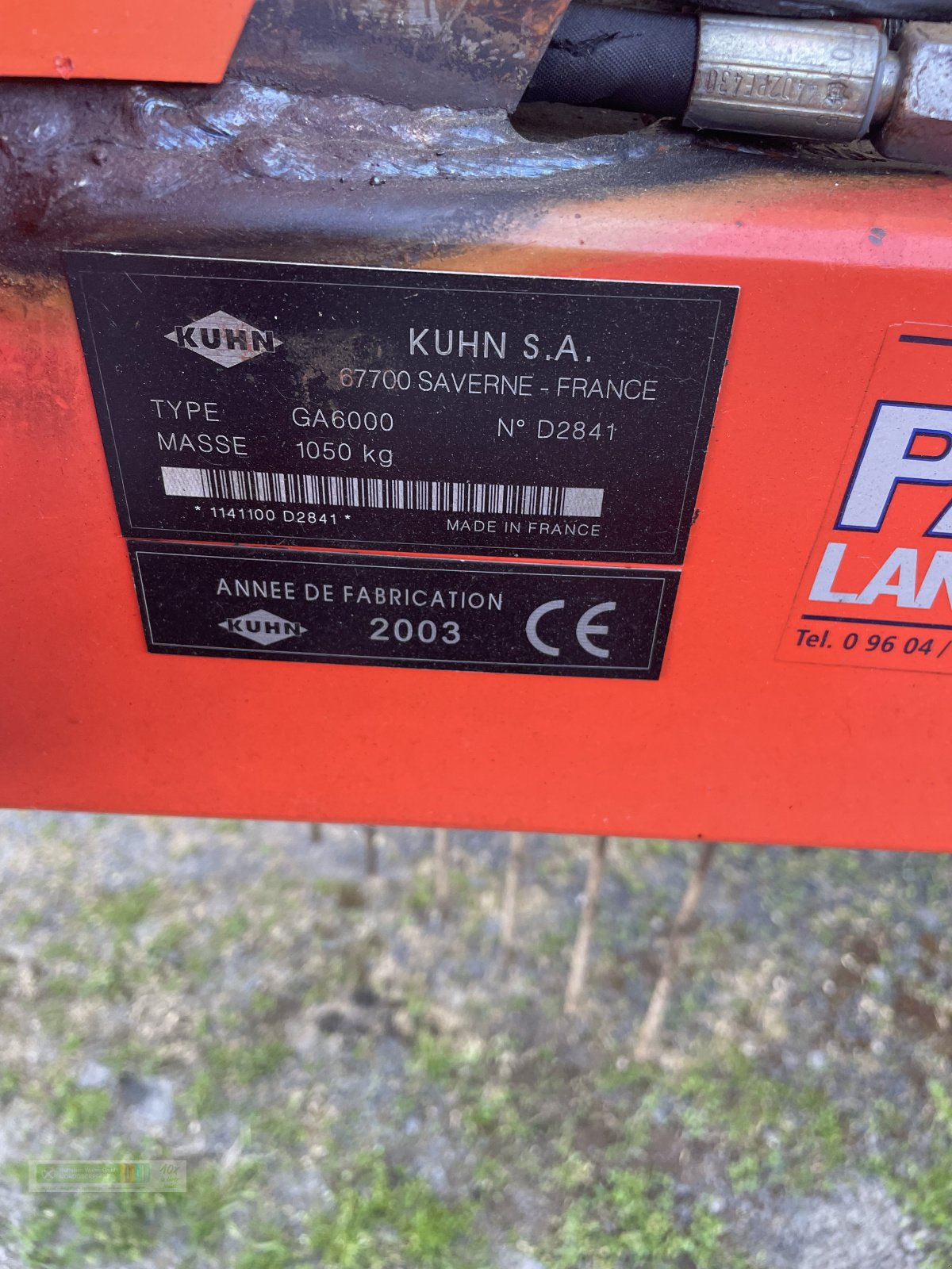 Schwader типа Kuhn GA 6000, Gebrauchtmaschine в Waldsassen (Фотография 5)