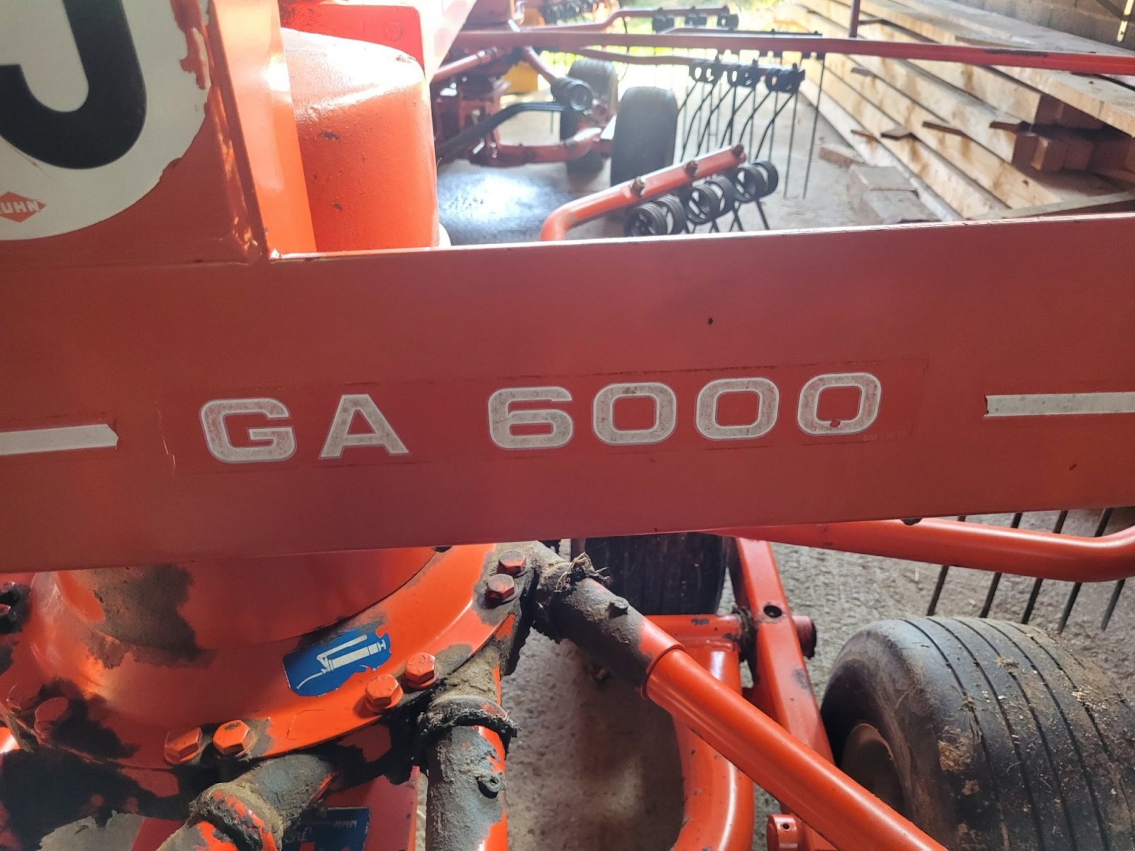 Schwader tip Kuhn GA 6000, Gebrauchtmaschine in Rot an der Rot (Poză 3)