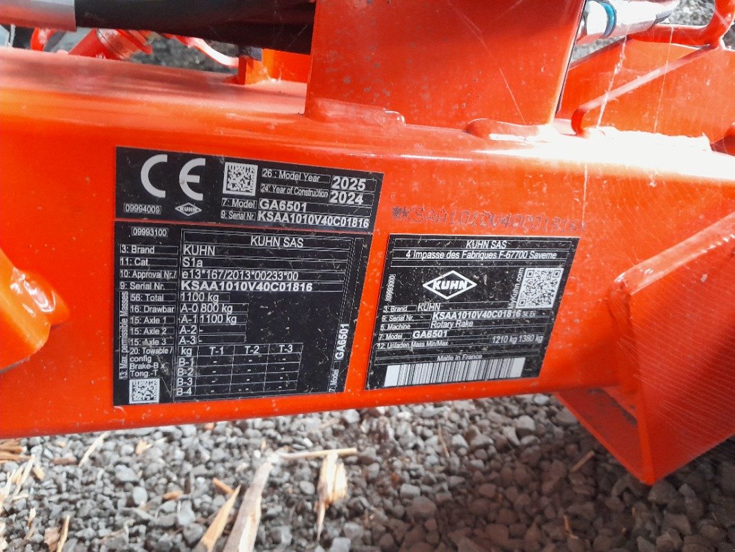 Schwader of the type Kuhn GA 6501, Neumaschine in Bad Freienwalde (Picture 4)