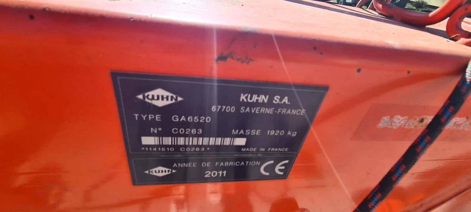 Schwader of the type Kuhn GA 6520 Master Drive, Gebrauchtmaschine in Hopfgarten (Picture 4)