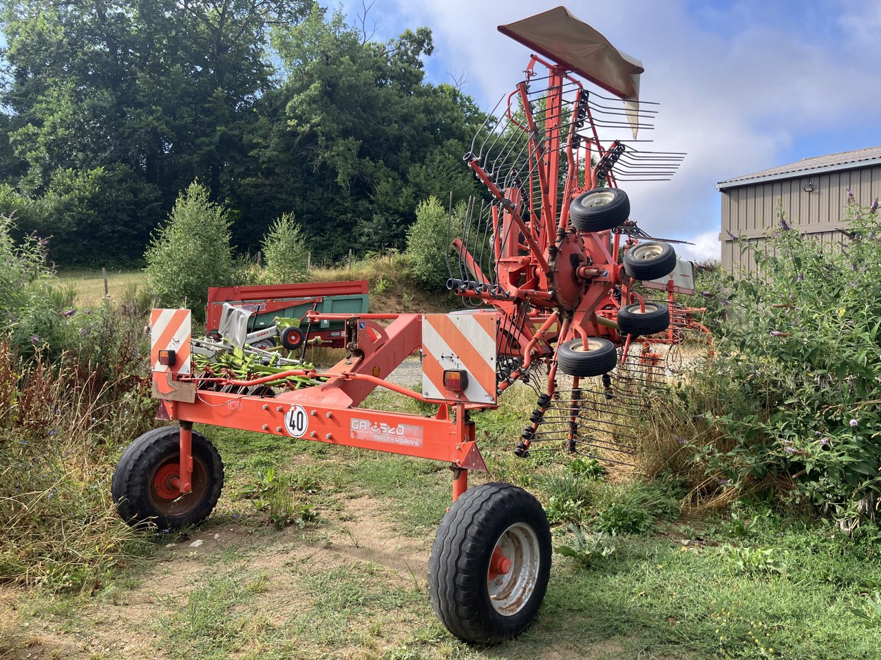 Schwader Türe ait Kuhn GA 6520, Gebrauchtmaschine içinde MORLHON LE HAUT (resim 7)