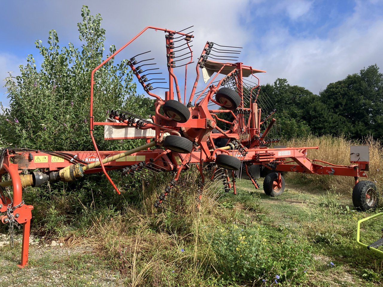 Schwader Türe ait Kuhn GA 6520, Gebrauchtmaschine içinde MORLHON LE HAUT (resim 1)