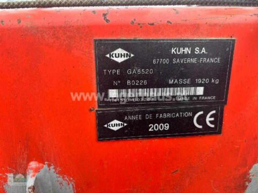 Schwader tipa Kuhn GA 6520, Gebrauchtmaschine u Klagenfurt (Slika 6)