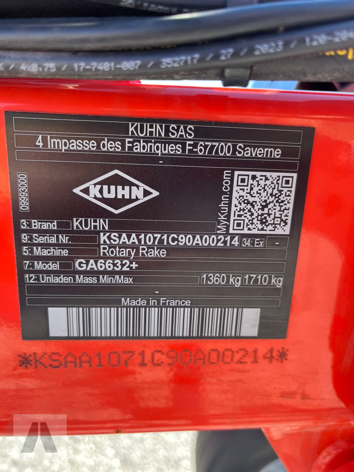 Schwader typu Kuhn GA 6632+, Gebrauchtmaschine v Antdorf (Obrázek 12)