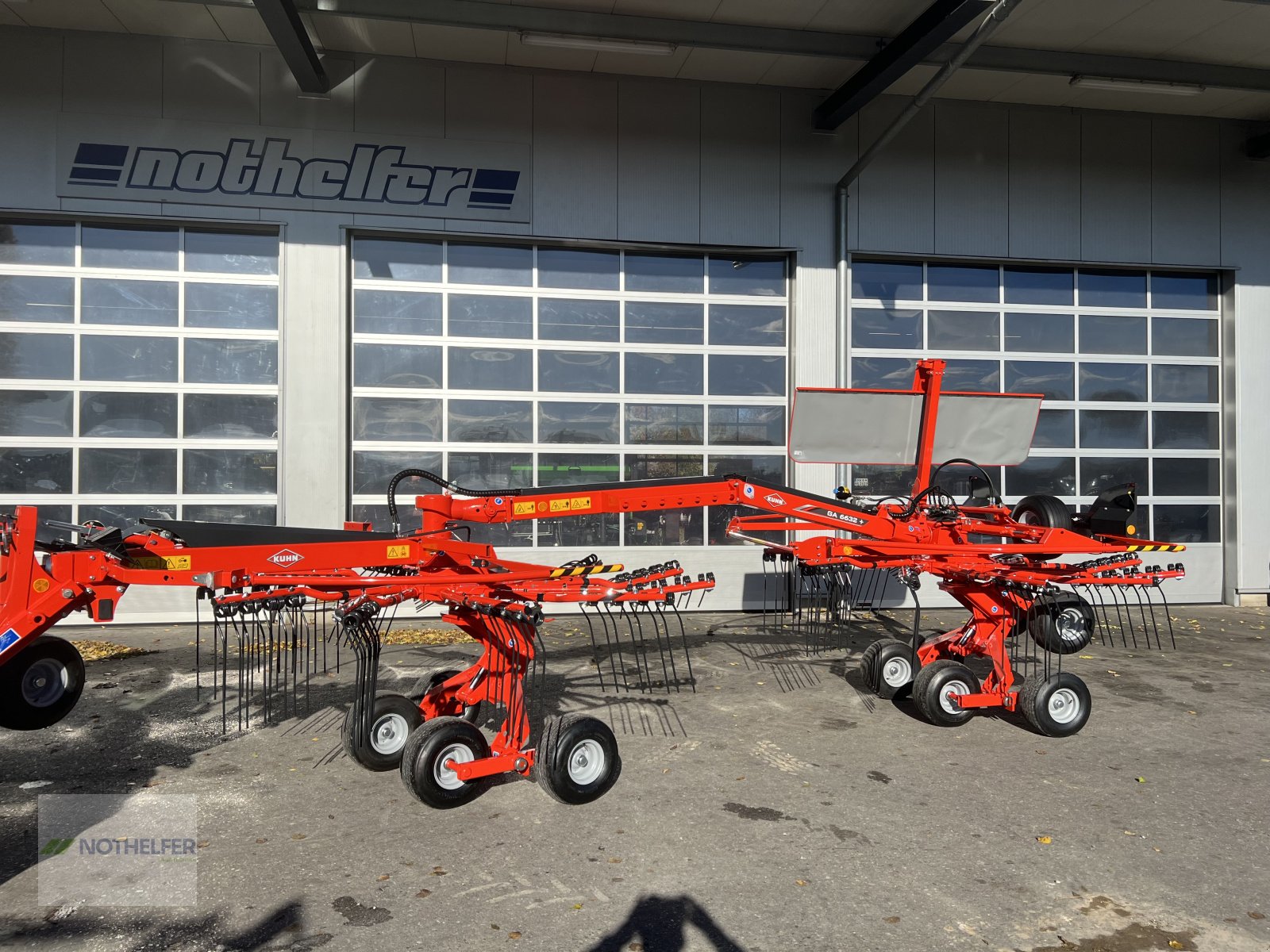 Schwader του τύπου Kuhn GA 6632+, Neumaschine σε Pforzen (Φωτογραφία 1)