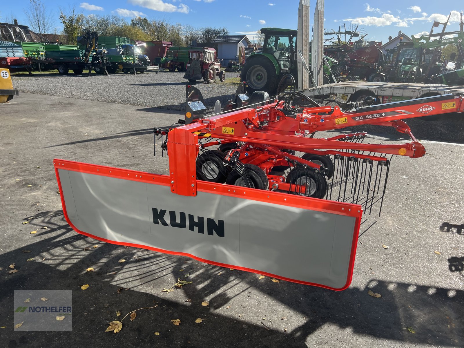 Schwader του τύπου Kuhn GA 6632+, Neumaschine σε Pforzen (Φωτογραφία 24)