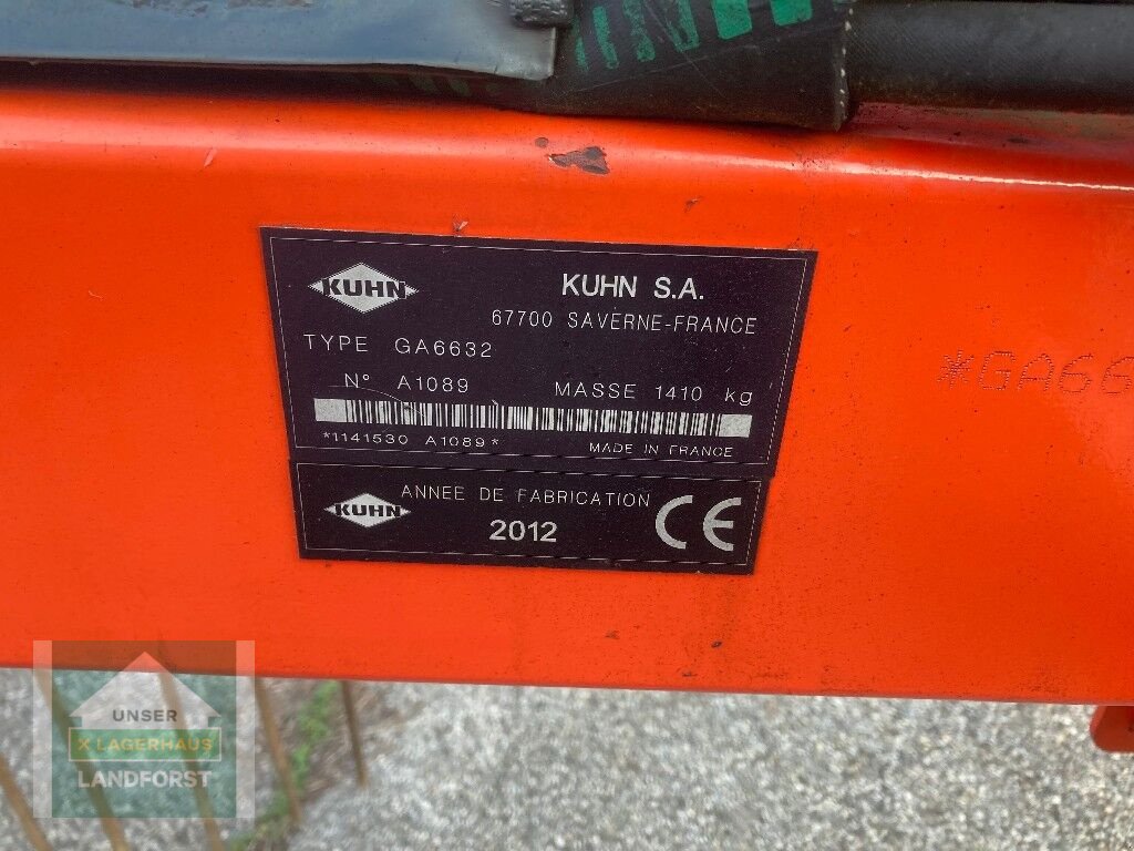 Schwader του τύπου Kuhn GA 6632, Gebrauchtmaschine σε Kapfenberg (Φωτογραφία 5)
