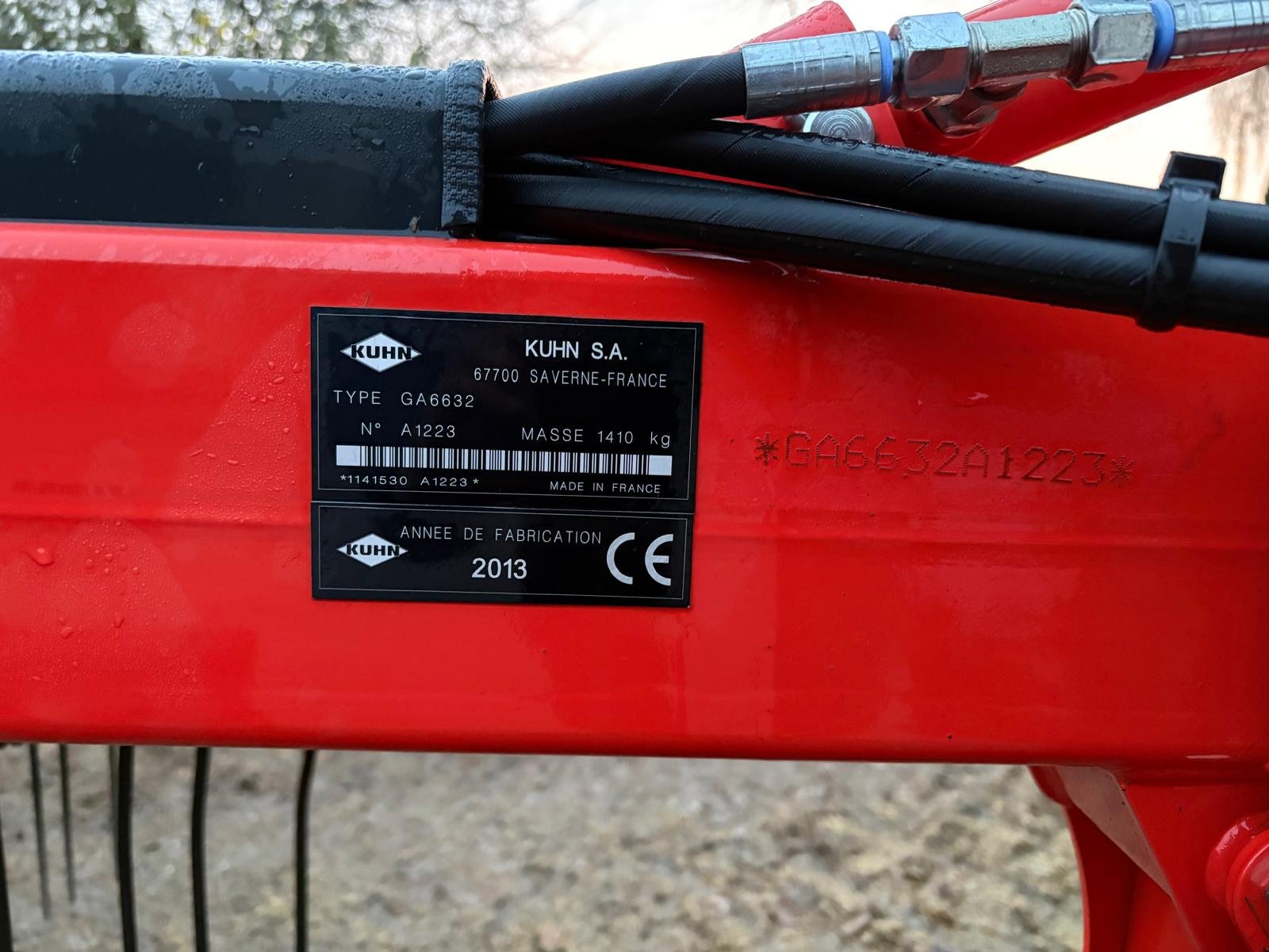 Schwader van het type Kuhn GA 6632, Gebrauchtmaschine in Antdorf (Foto 6)