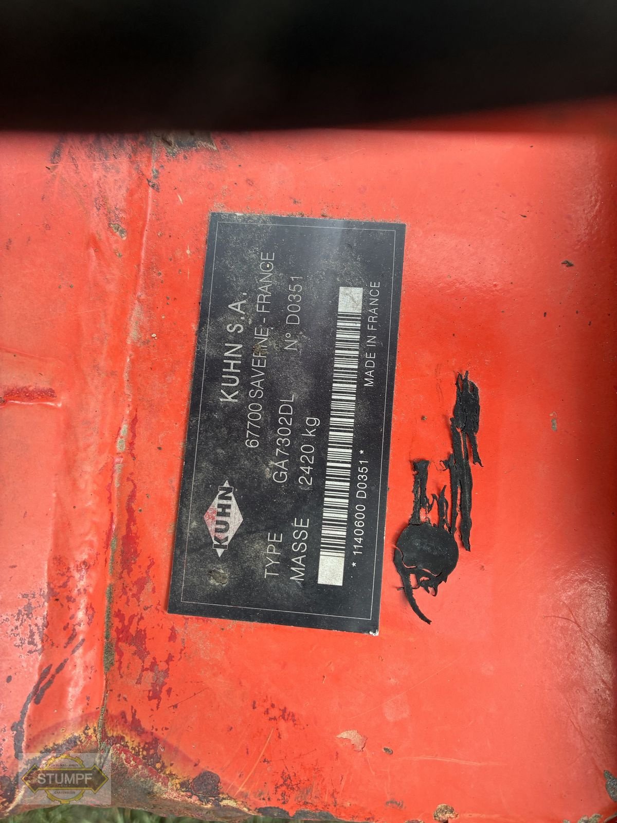 Schwader of the type Kuhn GA 7302 DL, Gebrauchtmaschine in Grafenstein (Picture 10)