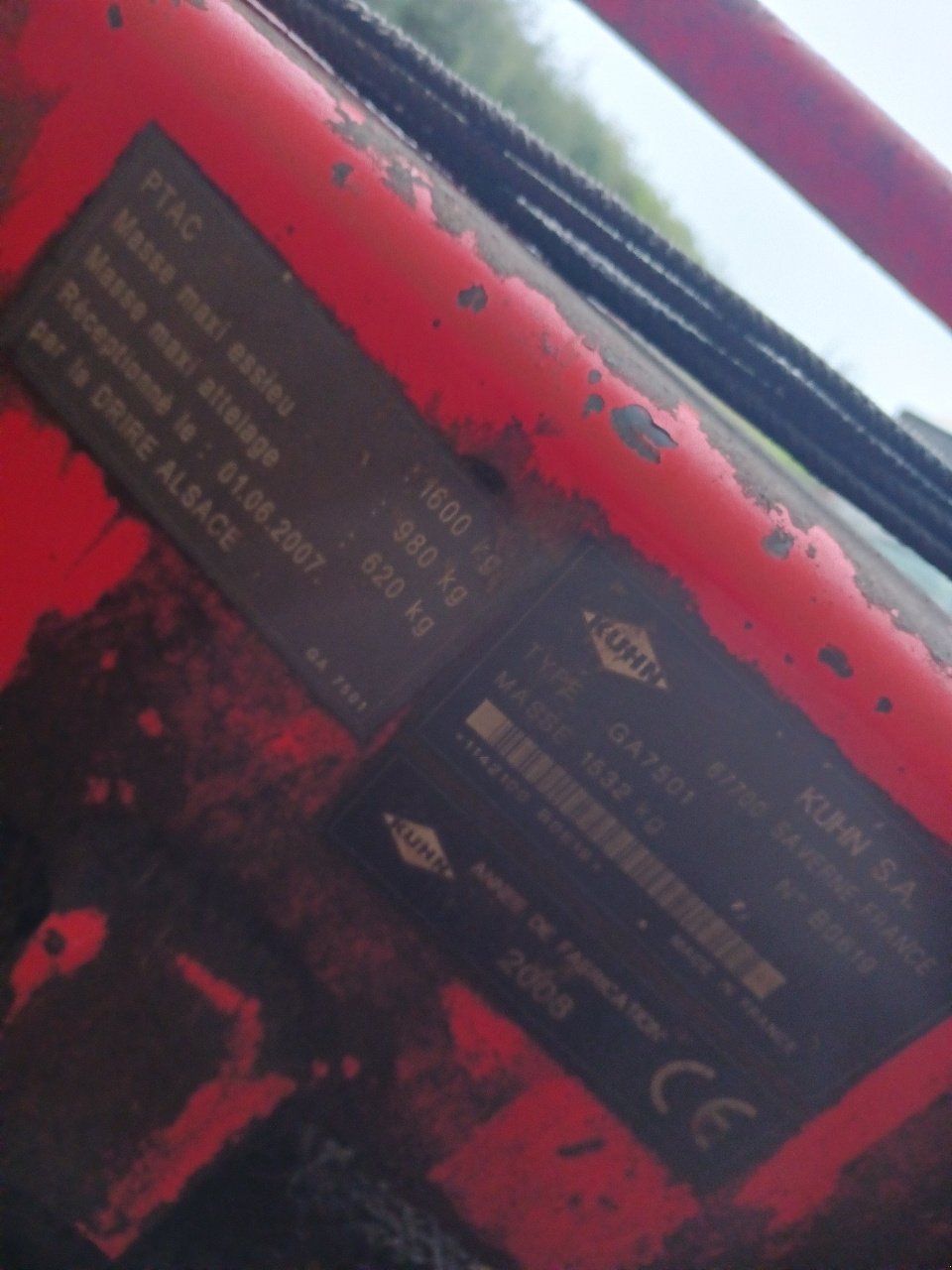 Schwader van het type Kuhn Ga 7501, Gebrauchtmaschine in SAINT HILAIRE EN MORVAN (Foto 10)