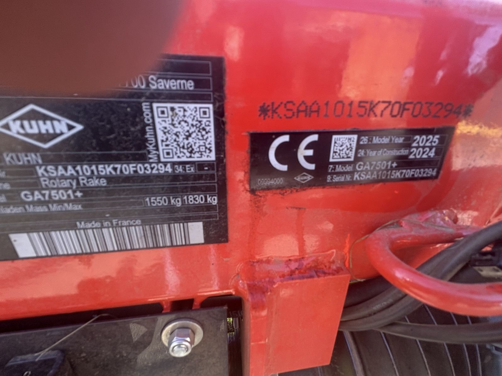 Schwader tipa Kuhn GA 7501, Gebrauchtmaschine u Pischelsdorf am Engelbach (Slika 5)