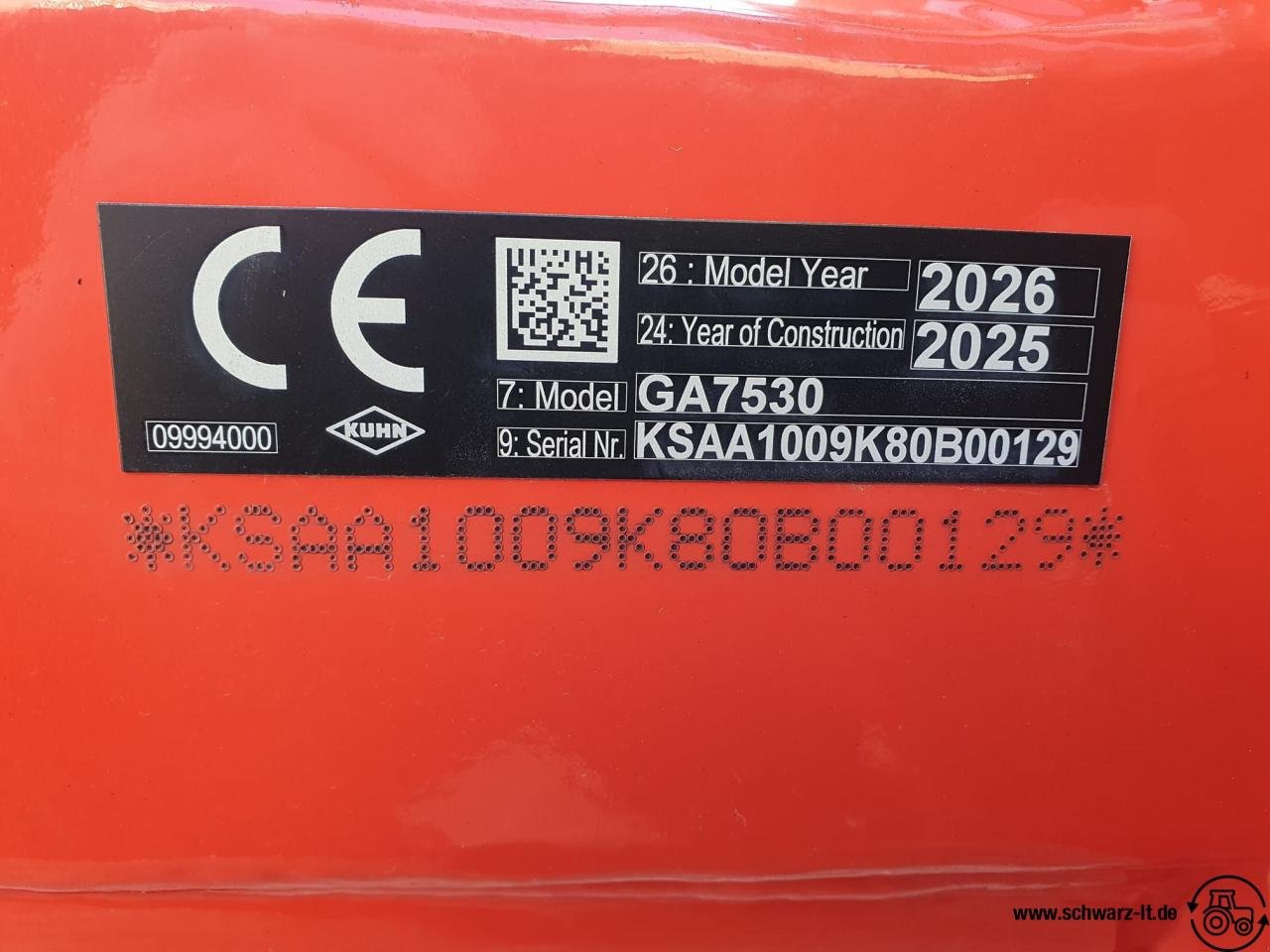 Schwader des Typs Kuhn GA 7530, Neumaschine in Aspach (Bild 17)