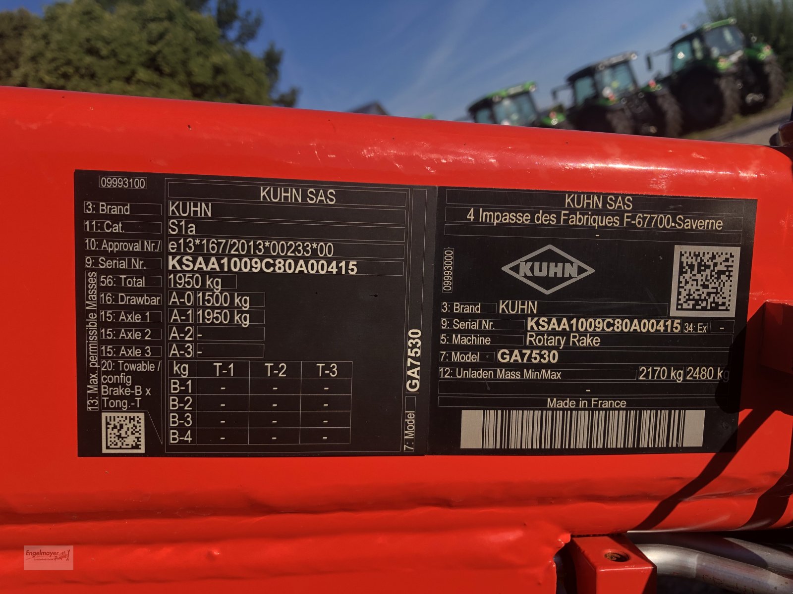 Schwader des Typs Kuhn GA 7530, Gebrauchtmaschine in Altusried-Kimratshofen (Bild 16)