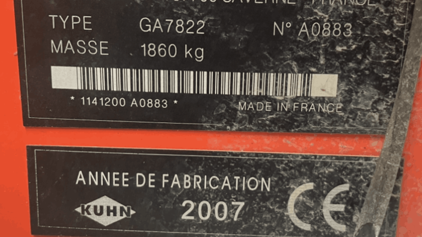 Schwader типа Kuhn GA 7822, Gebrauchtmaschine в Bredsten (Фотография 10)