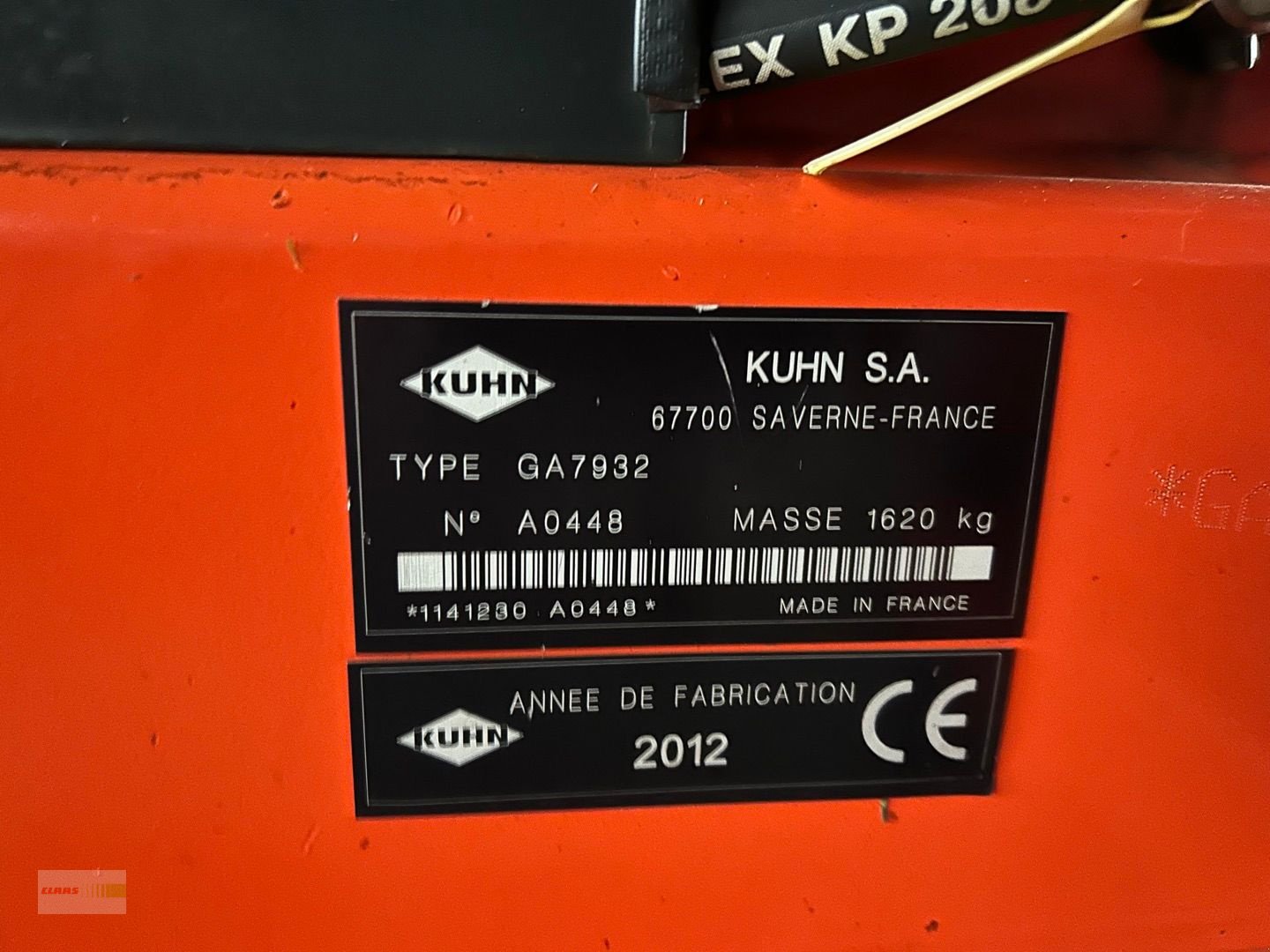 Schwader del tipo Kuhn GA 7932, Gebrauchtmaschine en Oberessendorf-Eberhardzell (Imagen 10)