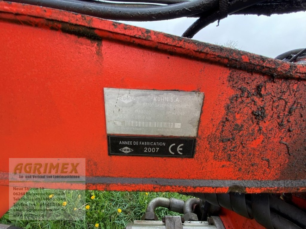 Schwader du type Kuhn GA 8020, Gebrauchtmaschine en Weißenschirmbach (Photo 4)