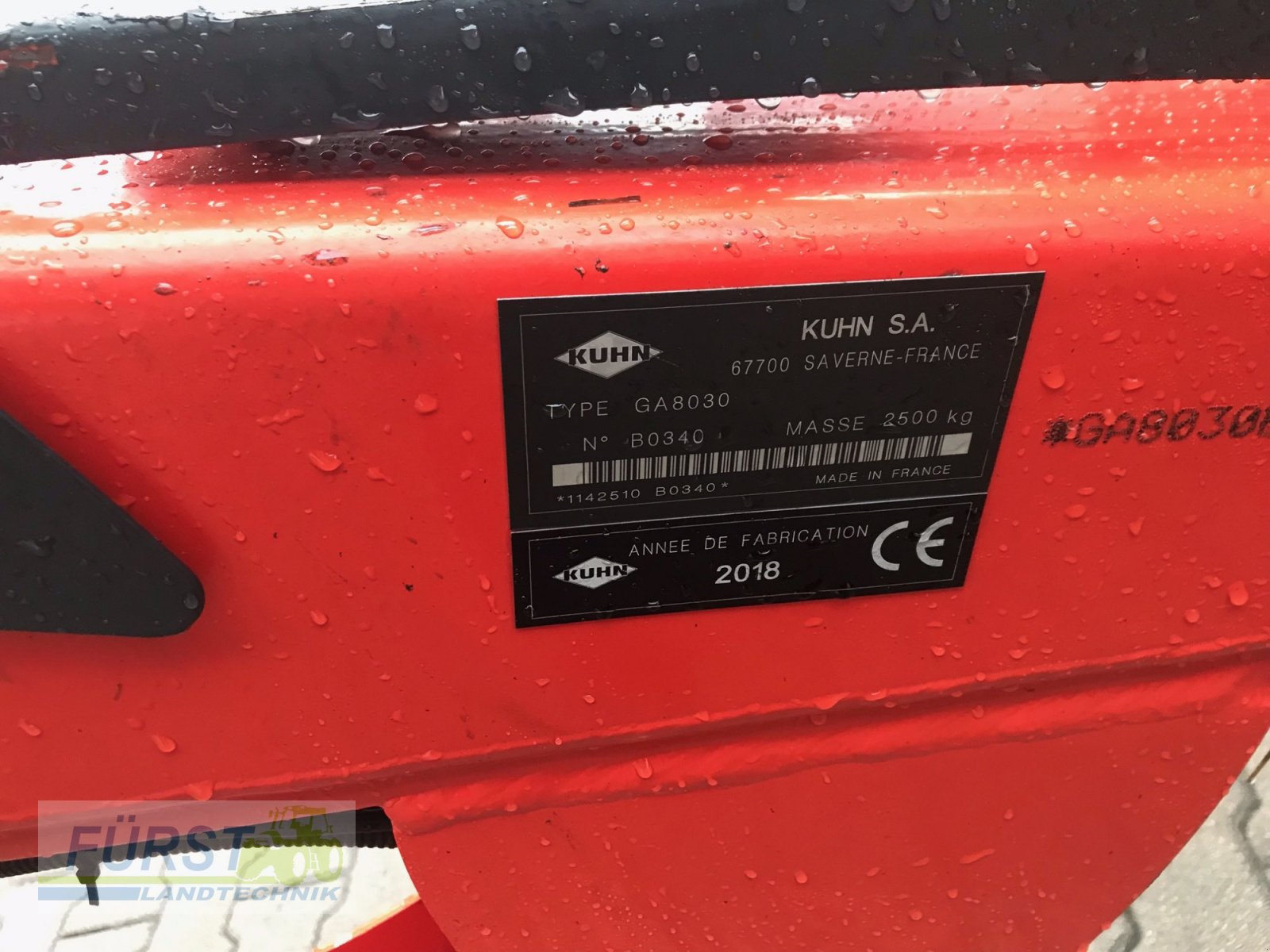 Schwader типа Kuhn GA 8030, Gebrauchtmaschine в Perlesreut (Фотография 5)