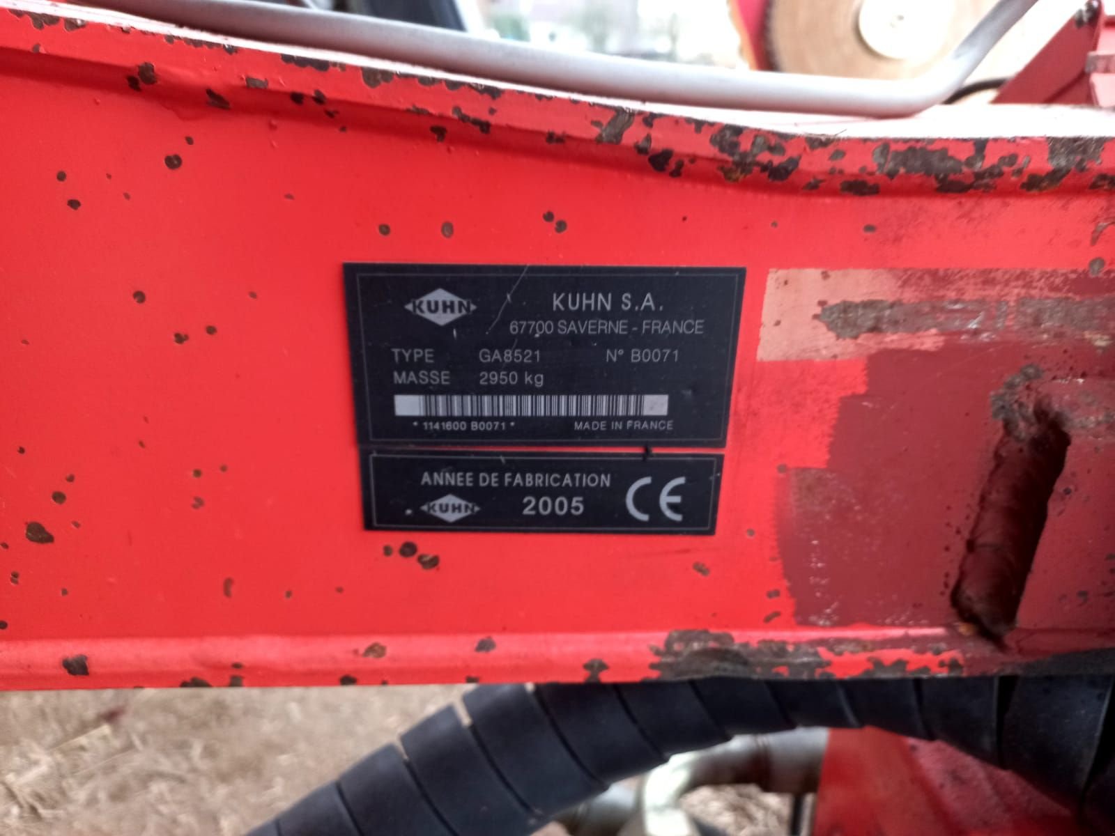 Schwader типа Kuhn GA 8521, Gebrauchtmaschine в Göpfritz (Фотография 4)