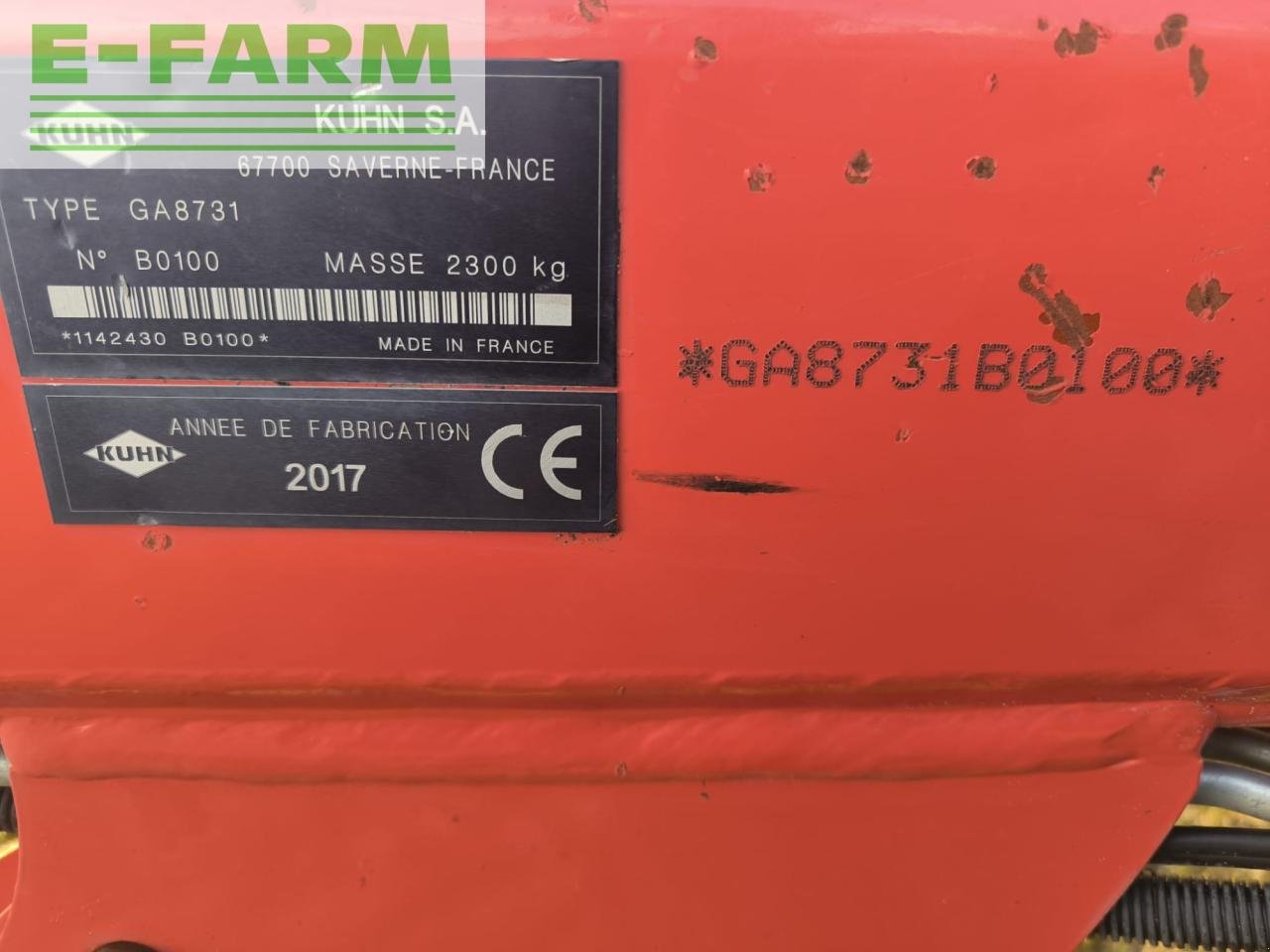 Schwader a típus Kuhn GA 8731 MASTERDRIVE, Gebrauchtmaschine ekkor: Hamburg (Kép 13)