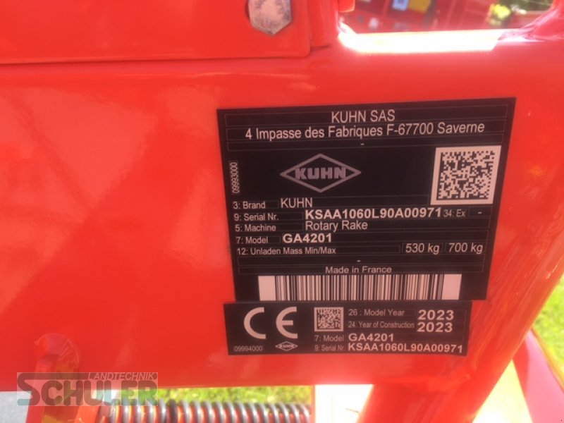 Schwader tipa Kuhn GA4201, Neumaschine u St. Märgen (Slika 7)