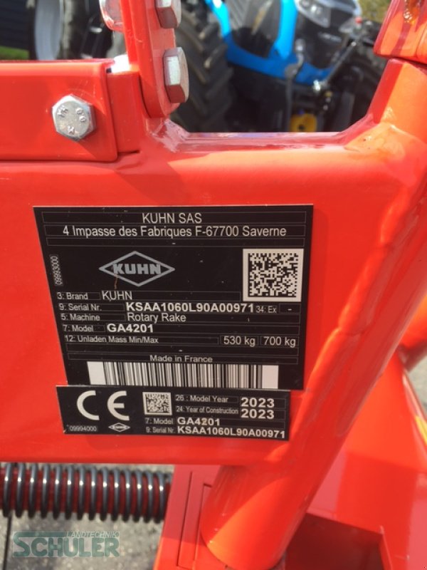 Schwader του τύπου Kuhn Ga4201, Neumaschine σε St. Märgen (Φωτογραφία 10)