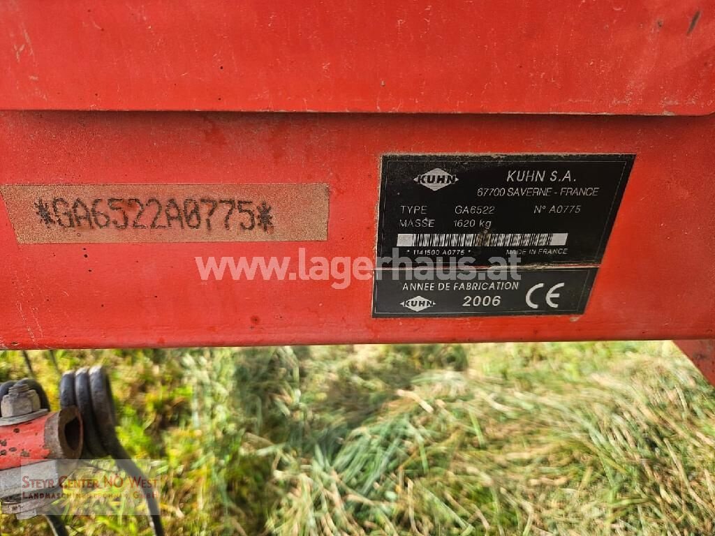 Schwader van het type Kuhn GA6522 WURMSCHWADER PRIVAT, Gebrauchtmaschine in Purgstall (Foto 2)