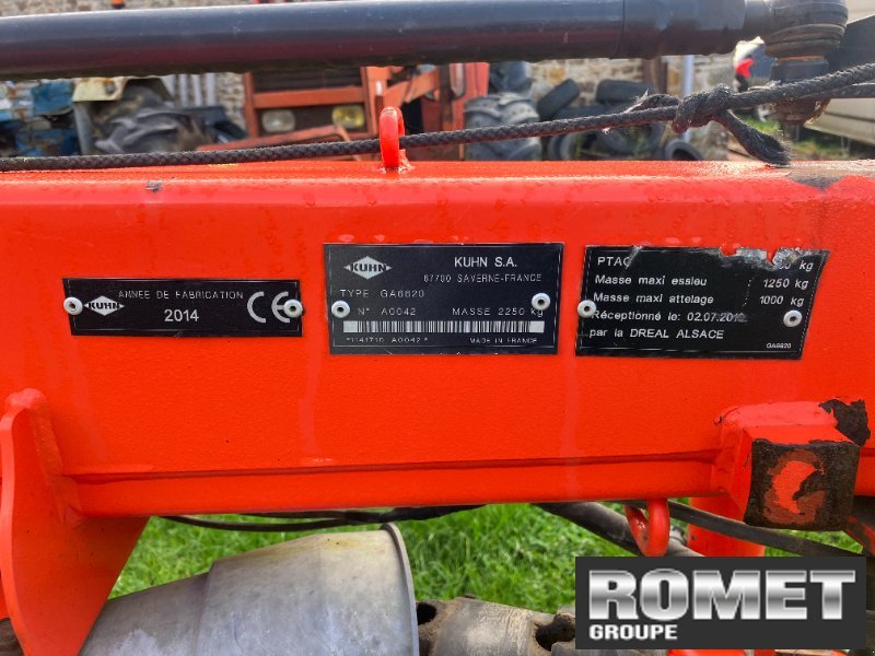 Schwader van het type Kuhn GA6620, Gebrauchtmaschine in Gennes sur glaize (Foto 8)