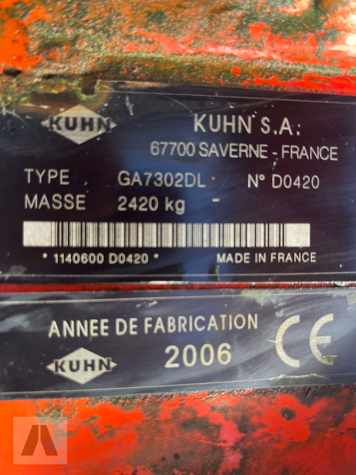 Schwader des Typs Kuhn GA7302DL, Gebrauchtmaschine in Antdorf (Bild 16)