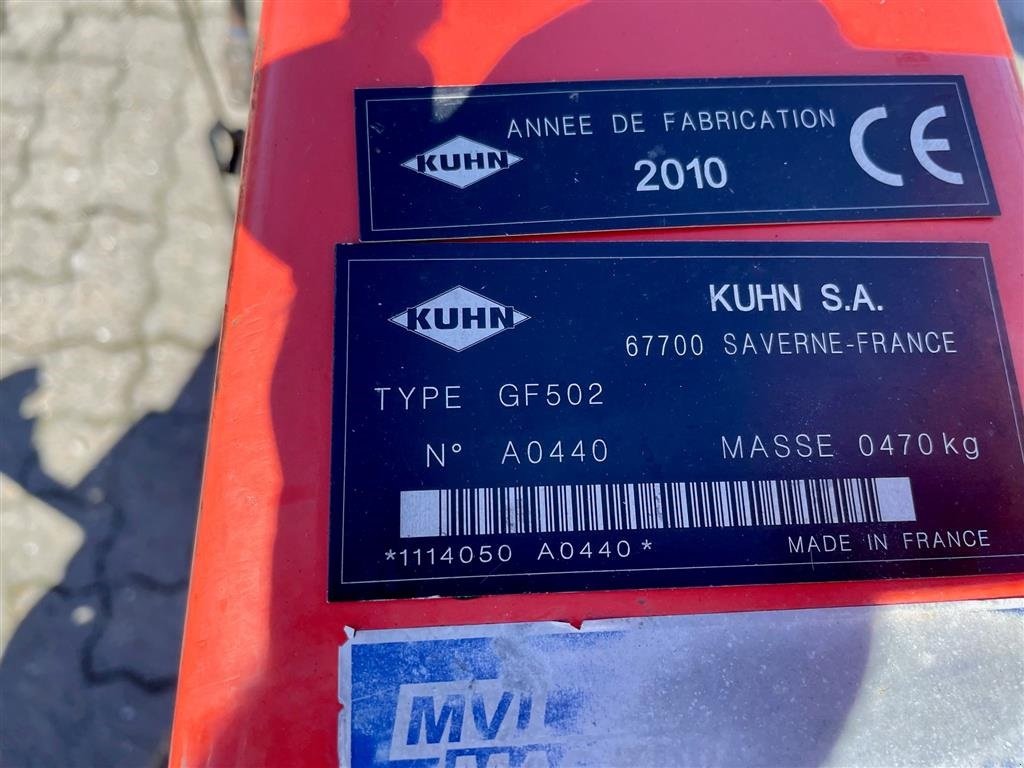 Schwader типа Kuhn GF 502 Digidrive, Gebrauchtmaschine в Vinderup (Фотография 4)