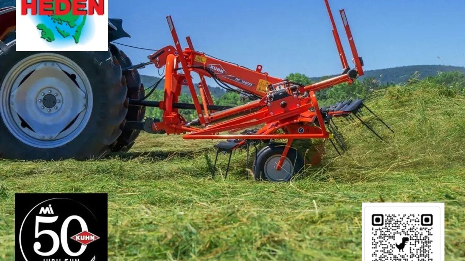 Schwader des Typs Kuhn GF 5203, Gebrauchtmaschine in Ringe (Bild 1)