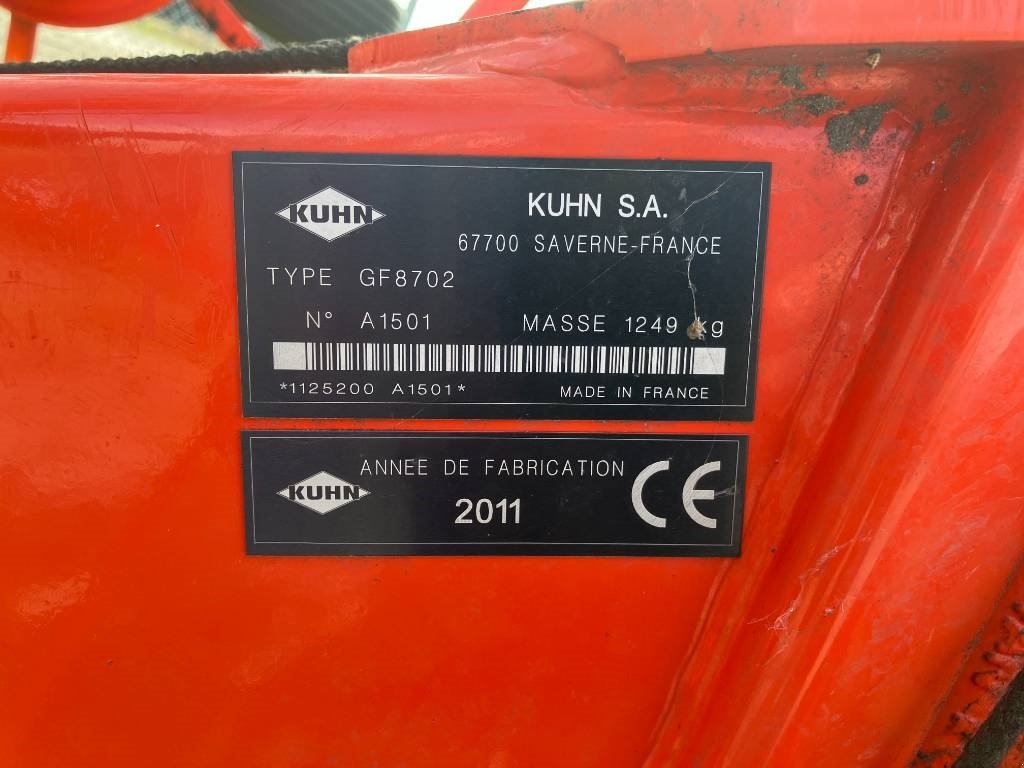 Schwader typu Kuhn GF 8702, Gebrauchtmaschine v Aalestrup (Obrázek 4)