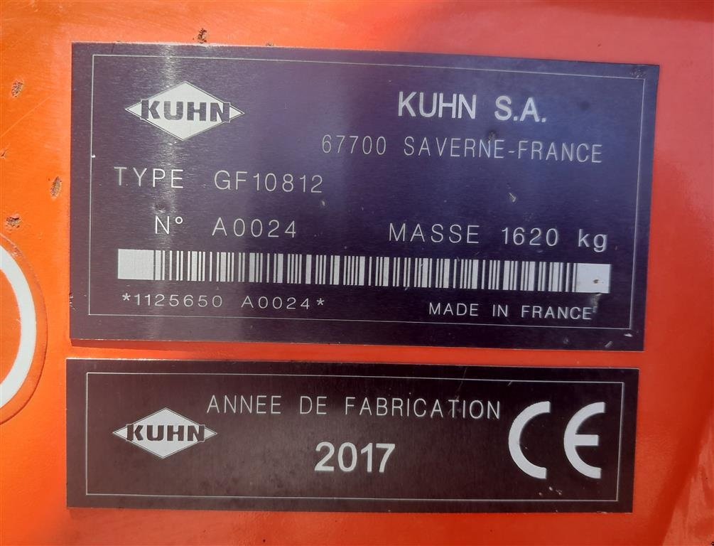 Schwader typu Kuhn GF10812, Gebrauchtmaschine v Horsens (Obrázek 7)