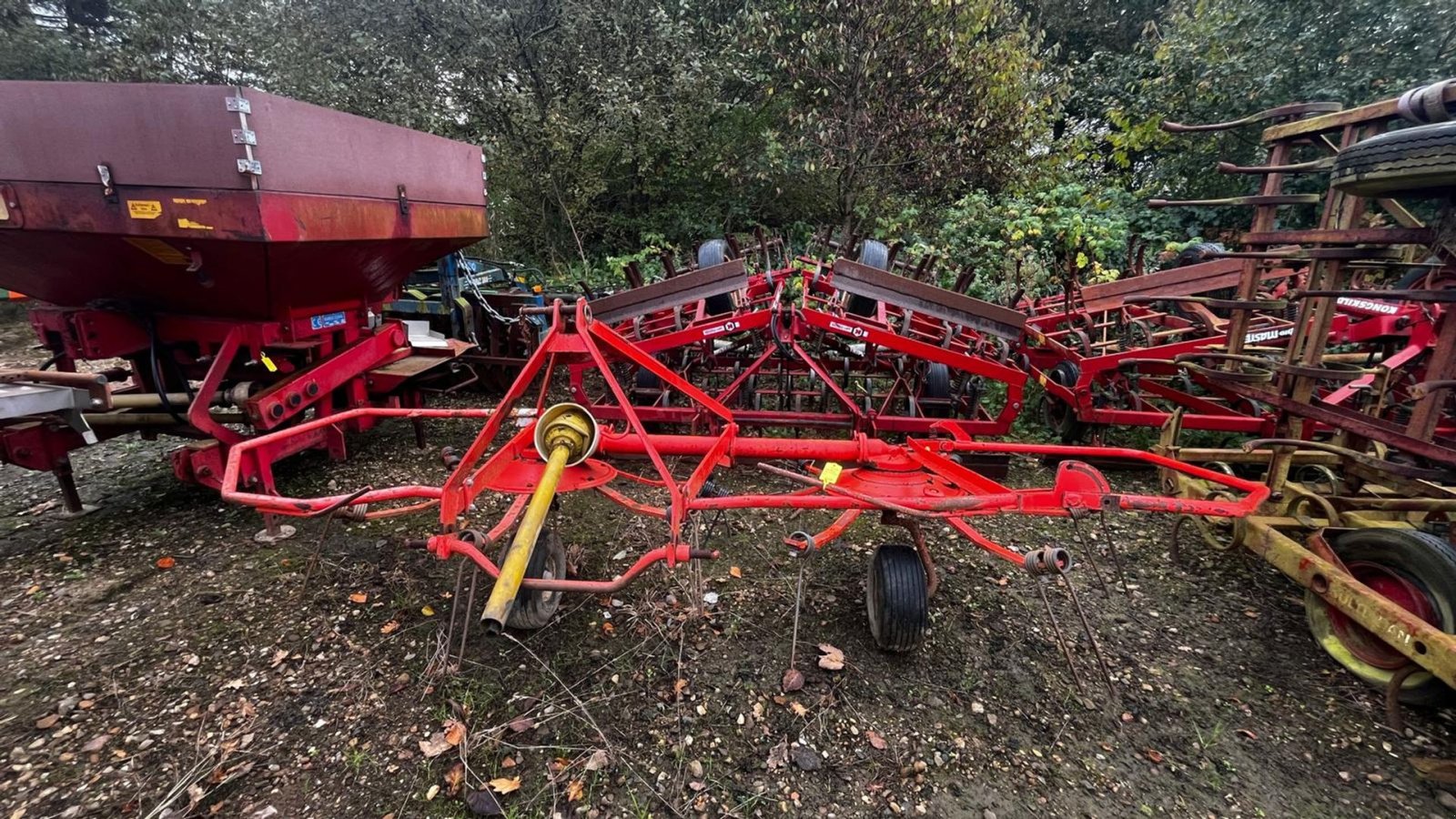 Schwader des Typs Kuhn GF22NP, Gebrauchtmaschine in Bredsten (Bild 1)