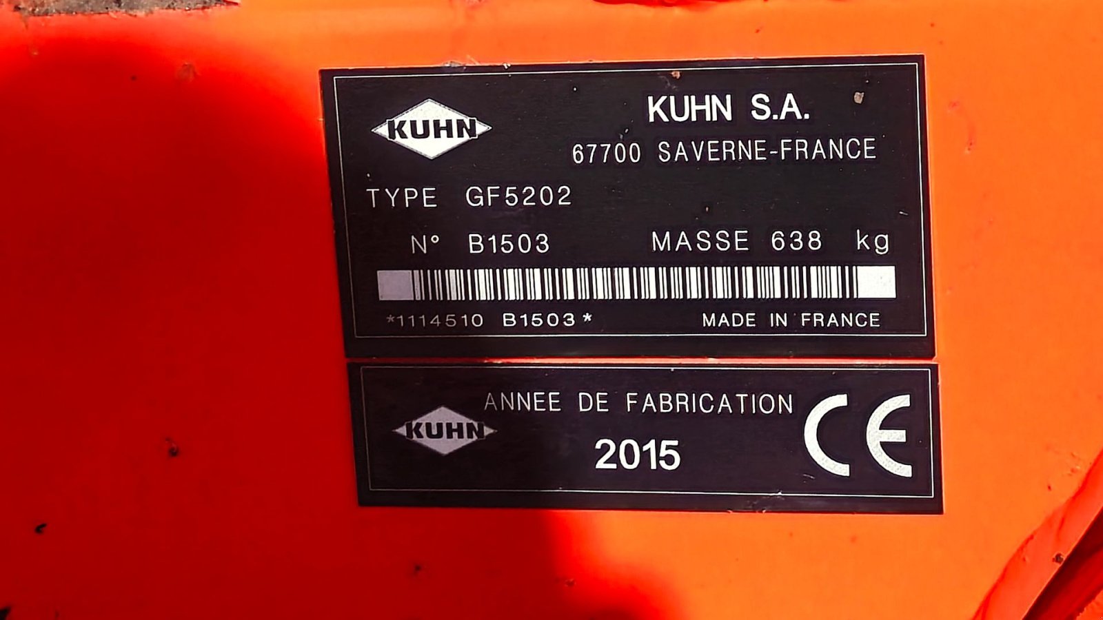 Schwader του τύπου Kuhn GF5202, Gebrauchtmaschine σε Holstebro (Φωτογραφία 17)