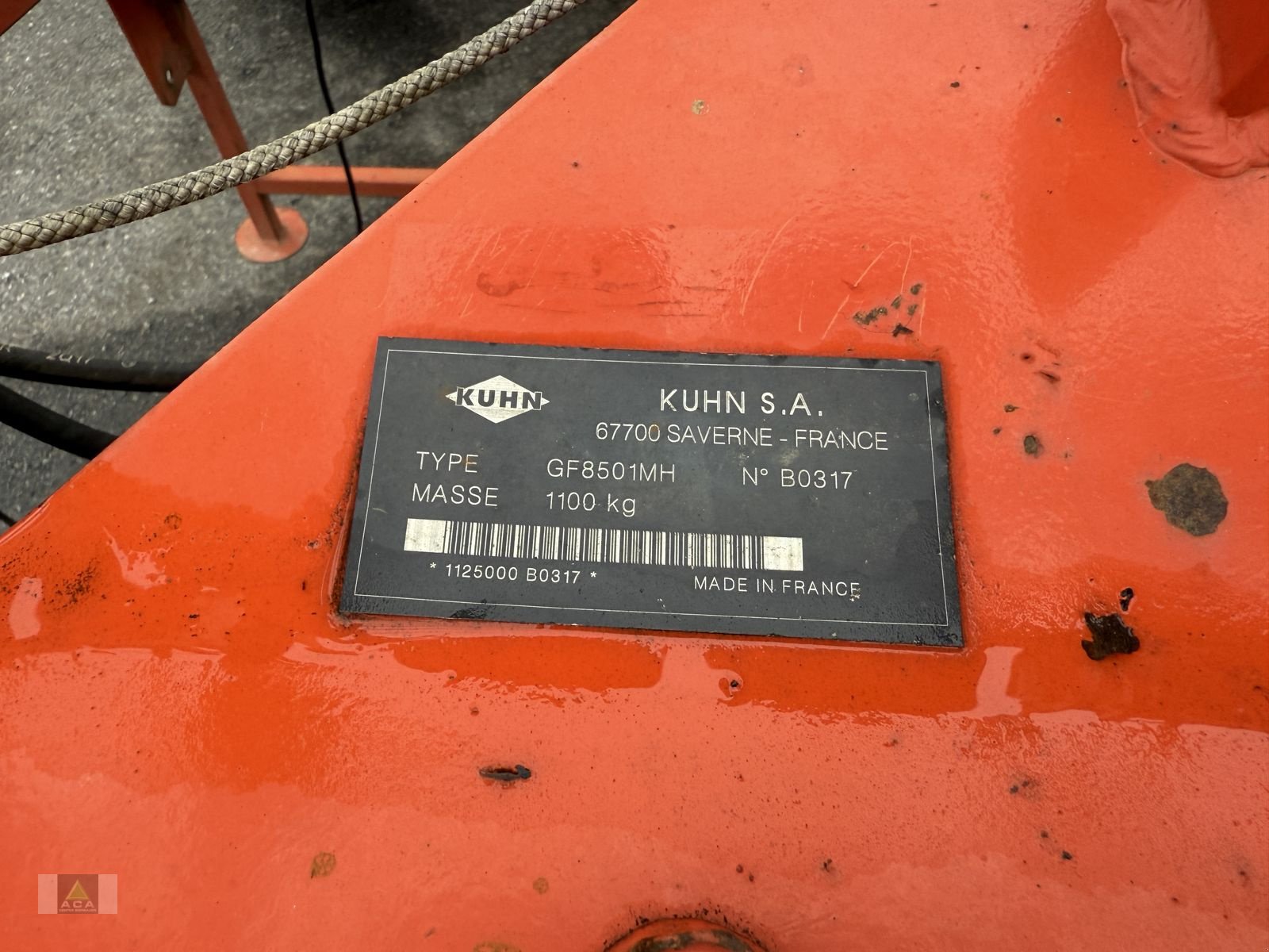 Schwader of the type Kuhn GFH 8501, Gebrauchtmaschine in Markt Hartmannsdorf (Picture 6)