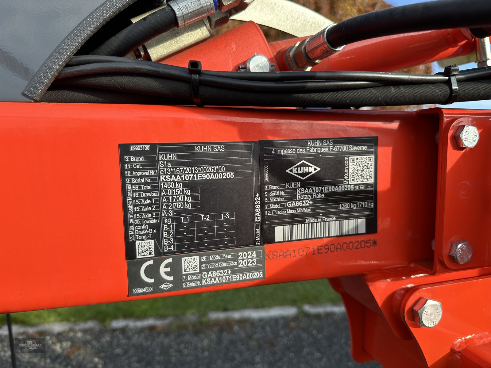 Schwader van het type Kuhn Kreiselschwader GA 6632+ Seitenschwader, Neumaschine in Rankweil (Foto 9)