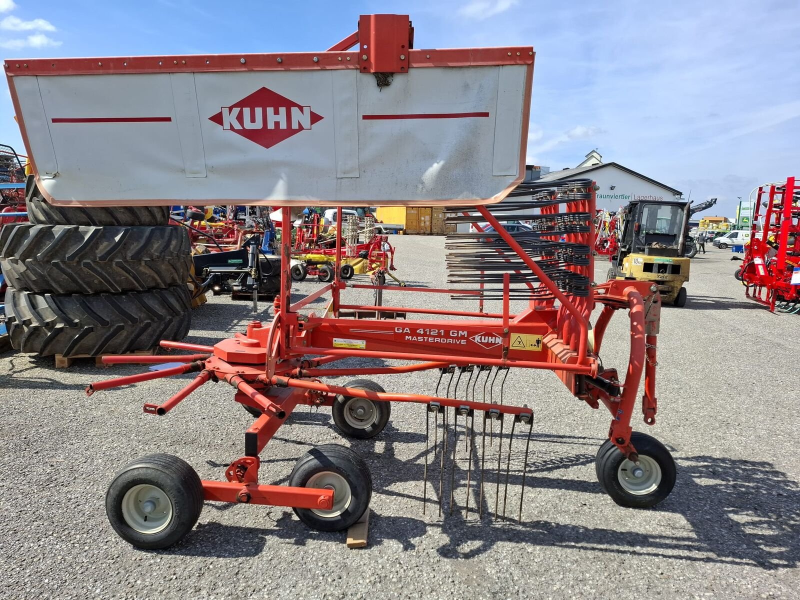 Schwader Türe ait Kuhn Schwader / Masterdrive, Gebrauchtmaschine içinde Gundertshausen (resim 7)