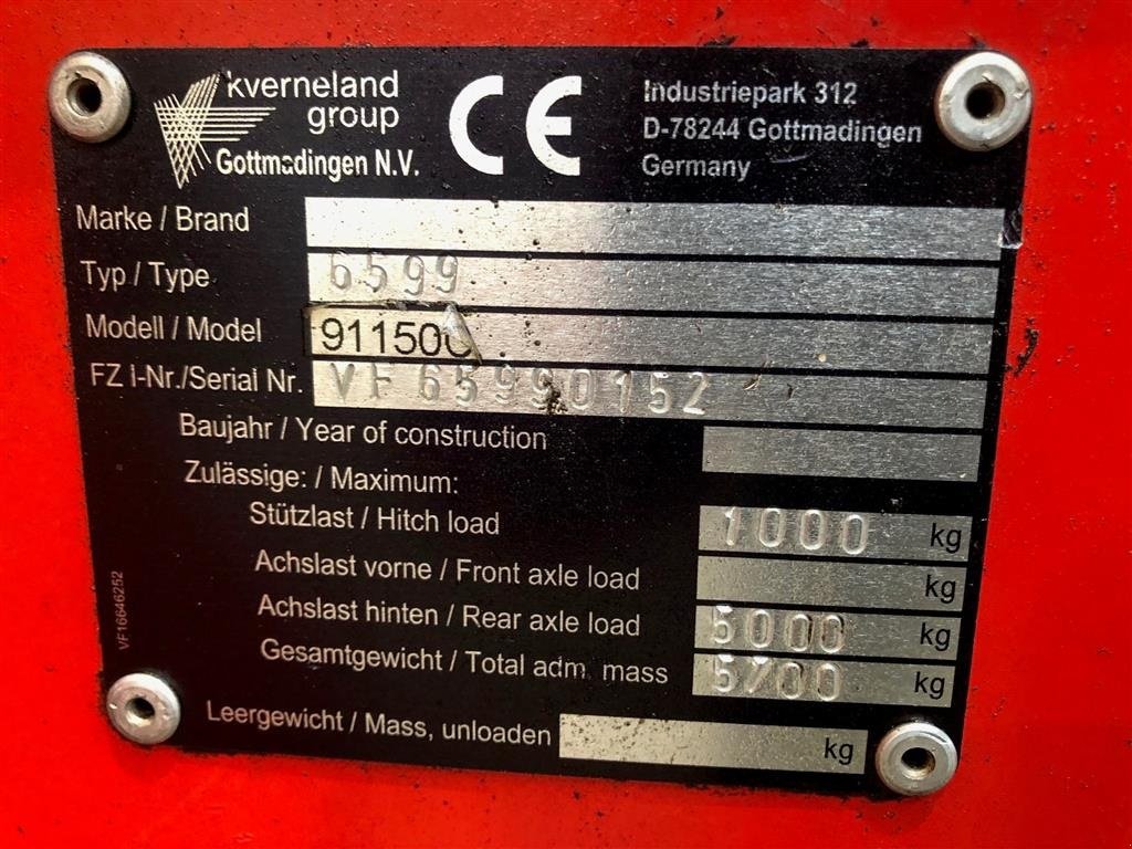 Schwader του τύπου Kverneland 91150 C   4-Rotors rive, Gebrauchtmaschine σε Holstebro (Φωτογραφία 6)