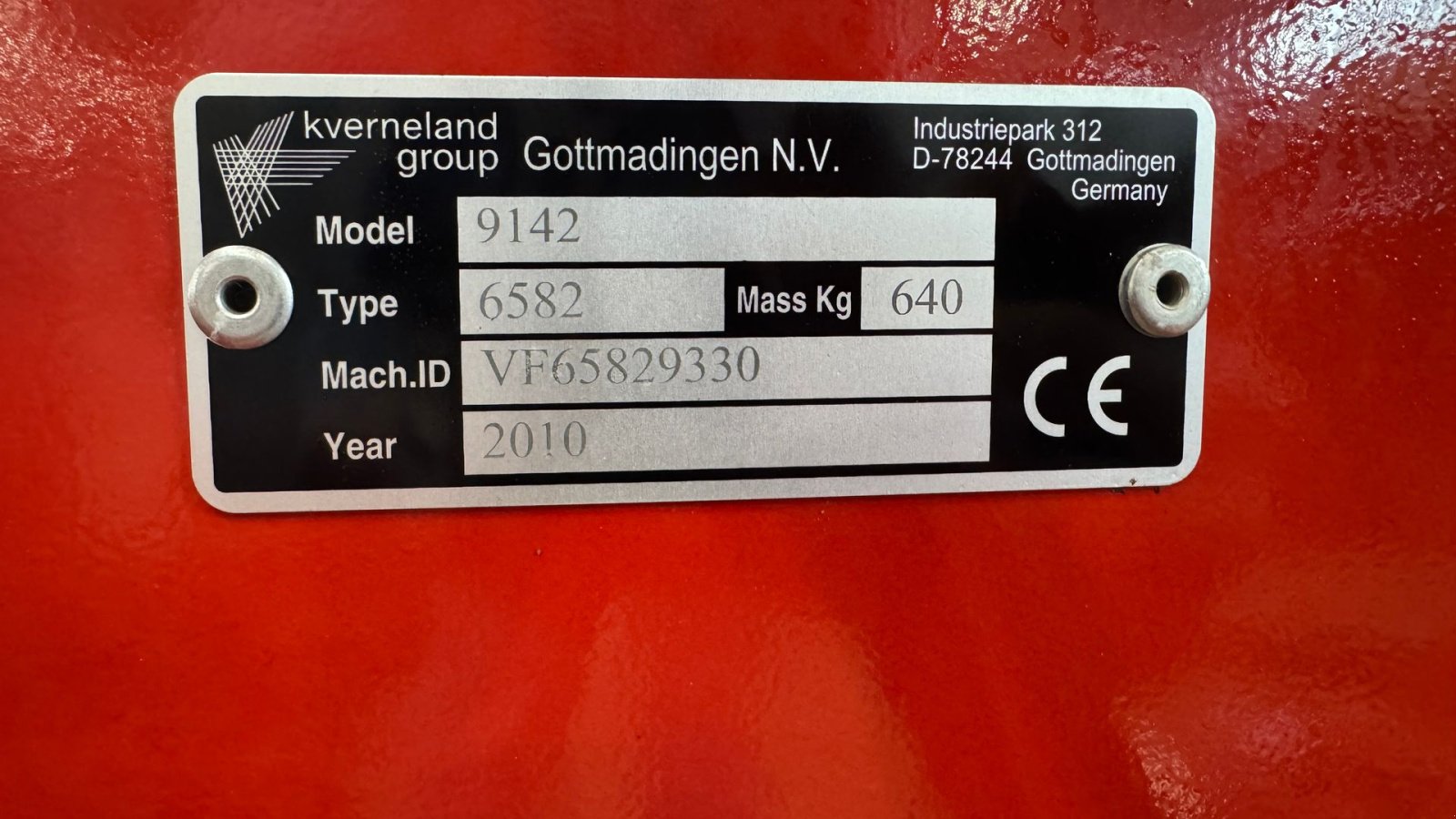 Schwader des Typs Kverneland 9142, Gebrauchtmaschine in Haderup (Bild 3)