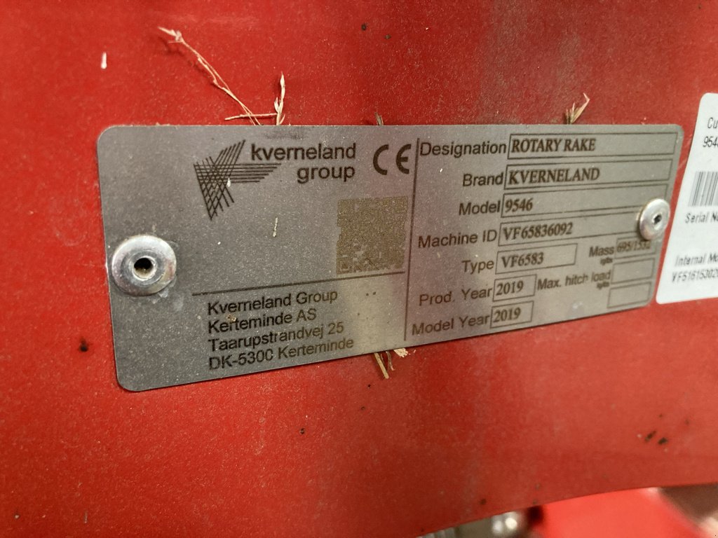 Schwader typu Kverneland 9546, Gebrauchtmaschine v BRAS SUR MEUSE (Obrázek 10)