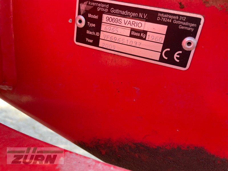 Schwader tipa Kverneland Taarup 9590 S Variomat, Gebrauchtmaschine u Untermünkheim (Slika 10)