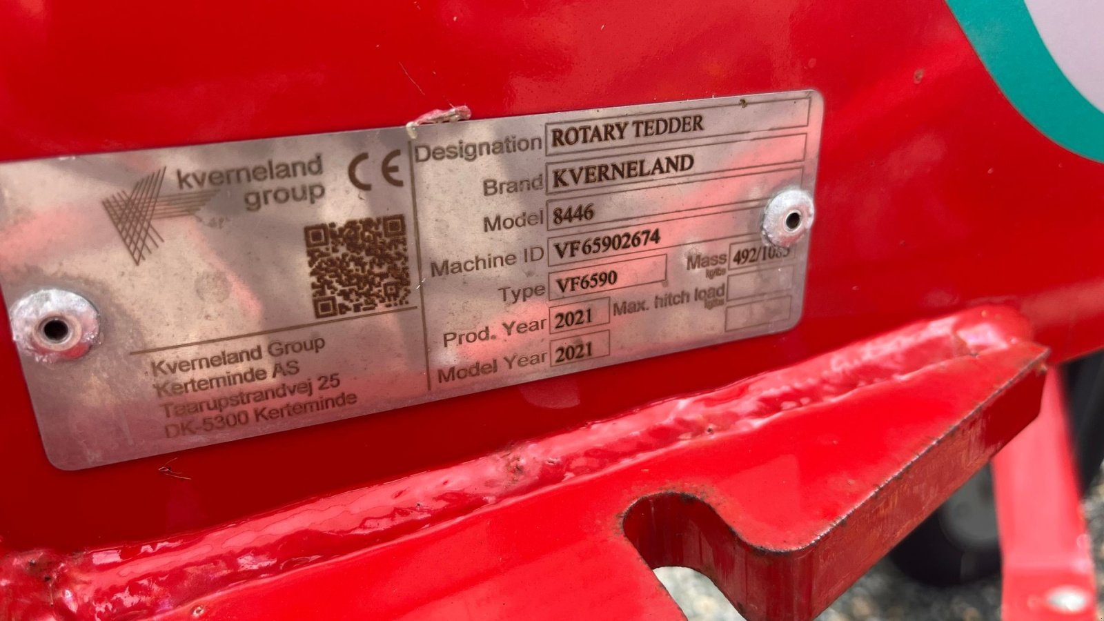 Schwader от тип Kverneland Vender KV8446, Vender, Gebrauchtmaschine в Spøttrup (Снимка 6)