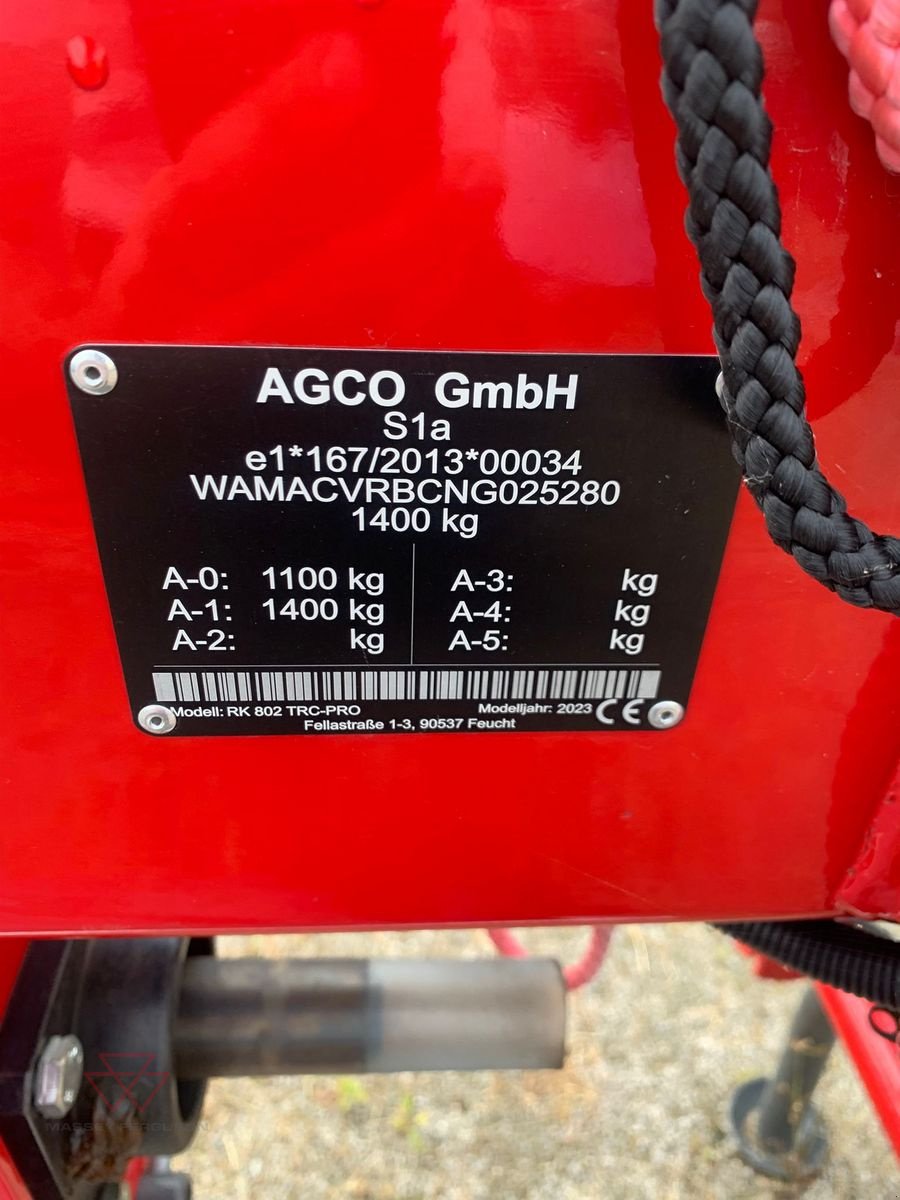 Schwader del tipo Massey Ferguson Massey Ferguson RK802TRC-PRO, Neumaschine In Schwechat (Immagine 2)