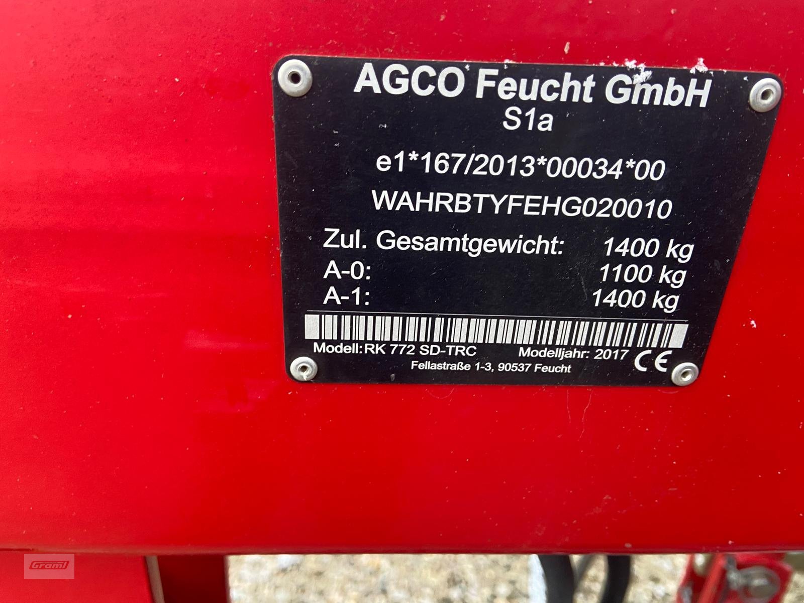 Schwader от тип Massey Ferguson RK 772 SD-TRC, Gebrauchtmaschine в Kößlarn (Снимка 6)